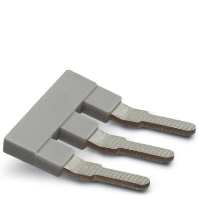Phoenix Contact Insertion bridge; 3-Pole; Color: Gray